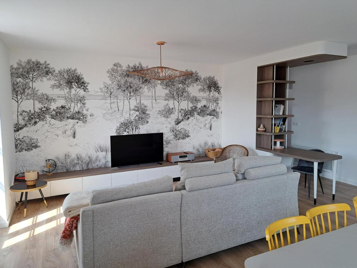 Superbe Appartement T3 Au Centre Plage .Parking Хендае Екстериор снимка