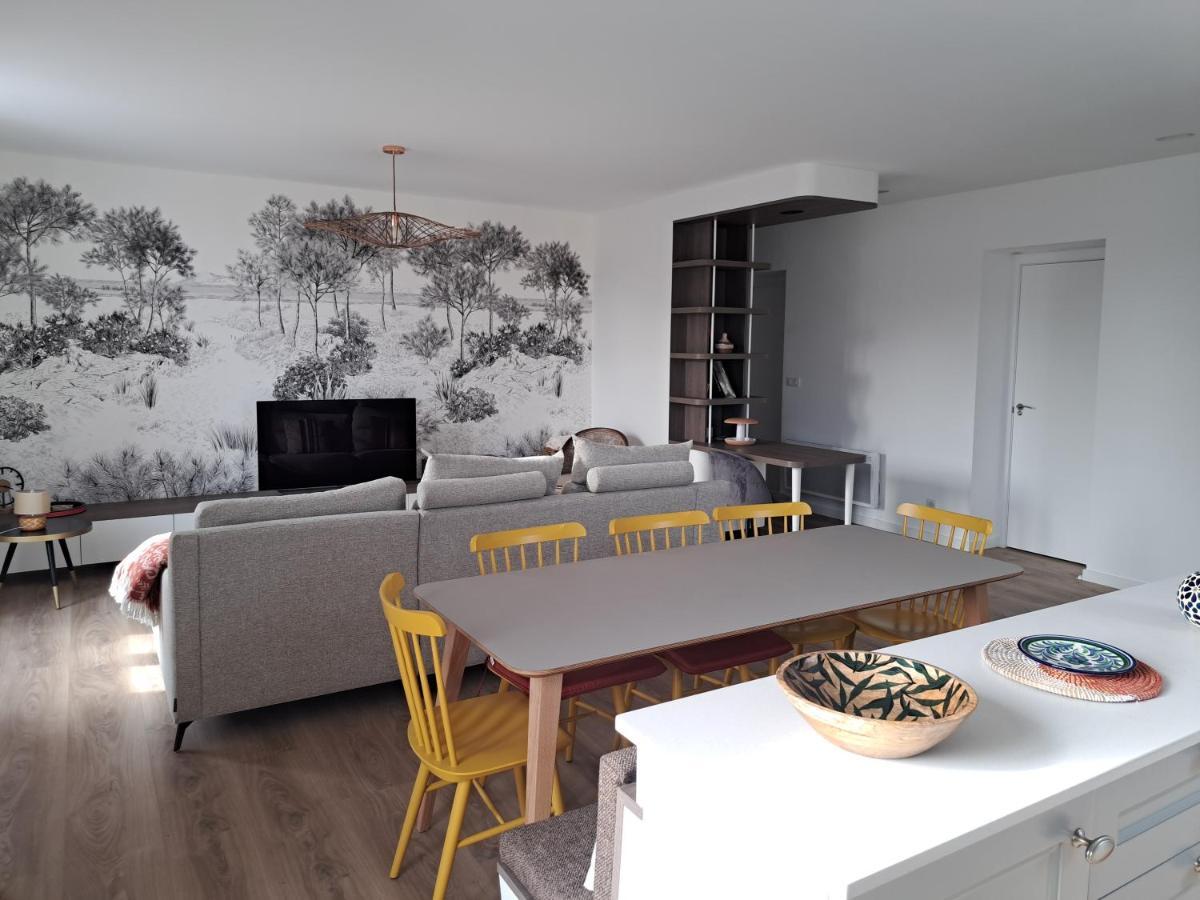 Superbe Appartement T3 Au Centre Plage .Parking Хендае Екстериор снимка